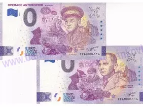Dvojica 2 ks Operácia ANTHROPOID SK+CZ (EEAM 2022-5 + CZAH2022-3)