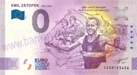 Emil Zátopek 1922÷2000 (CZAX 2022-1)