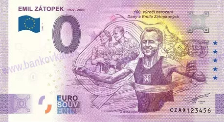 Emil Zátopek 1922-2000 CZAX 2022-1