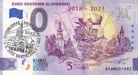 Euro Souvenir Slovensko 2018-2023 (EEAM 2023-7) pečiatka BZD2023