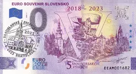 Euro Souvenir Slovensko 2018-2023 (EEAM 2023-7) pečiatka BZD2023