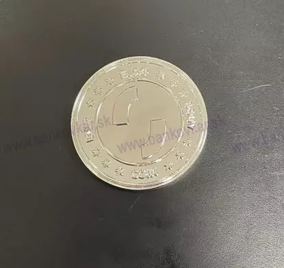 Eurosouvenir Coin - Karl Marx XEAN (postriebrená)