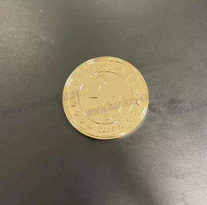 Eurosouvenir Coin - Karl Marx XEAN (pozlatená)