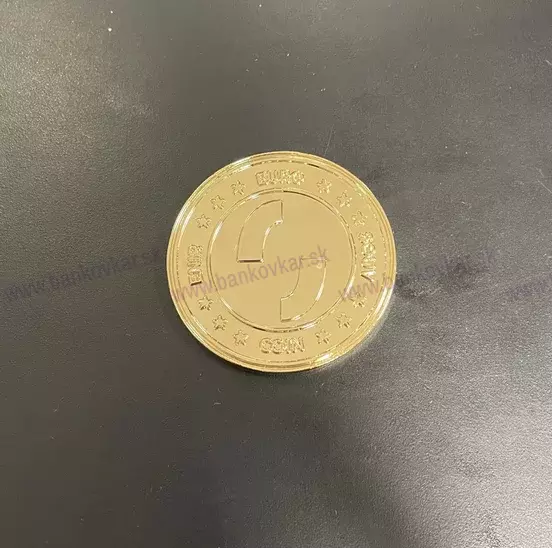 Eurosouvenir Coin - Karl Marx XEAN (pozlatená)