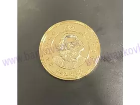Eurosouvenir Coin - Karl Marx XEAN (pozlátená)