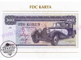 FDC karta Bugatti Royale 41 - Sběratel Praha 03/2024