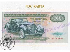 FDC karta LAGONDA V12 1938 - Sběratel Praha 09/2026