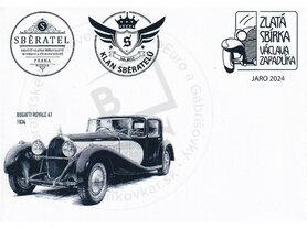 FDC obálka Bugatti Royale 41 - Sběratel Praha 03/2024