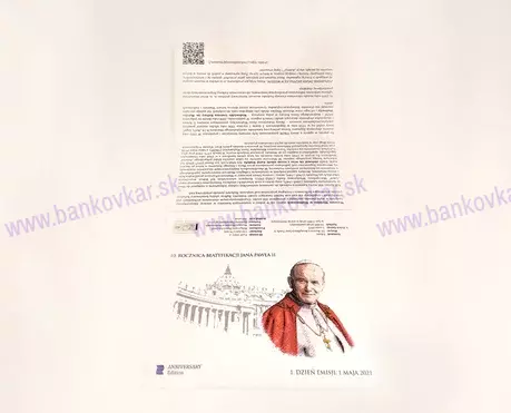 Folder 10. Rocznica Beatyfikacji Jana Pawła II –Anniversary Edition