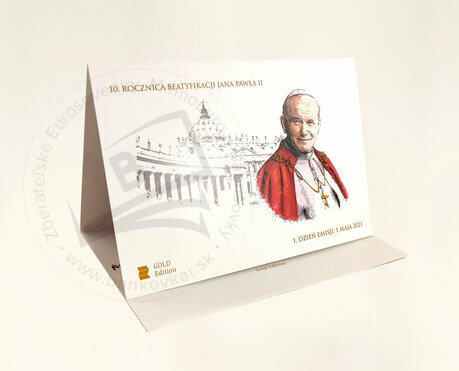 Folder 10.Rocznica Beatyfikacji Jana Pawła II–Gold Edition