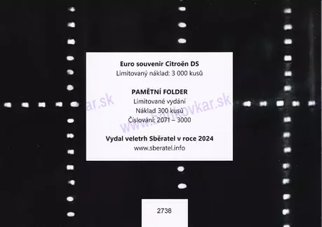 Folder Citroën DS Légende Francaise CZBF 2024-2