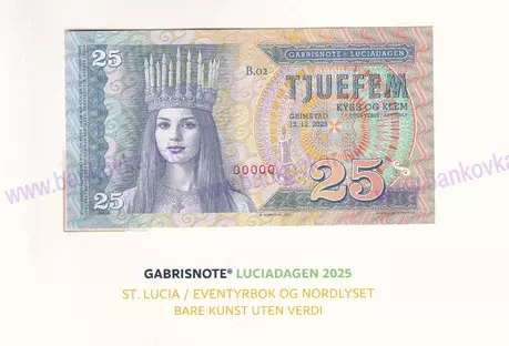 FOLDER GABRISNOTE LUCIADAGEN - KYSS OG KLEM