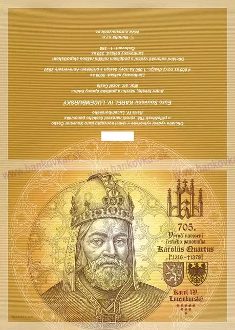 FOLDER KAREL IV. LUCEMBURSKÝCZAU 2021-1