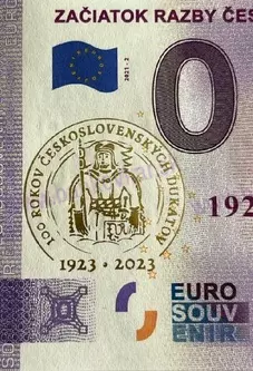 Folder ĽUDOVÍT FULLA - metalická červená prítlač 2023 A5