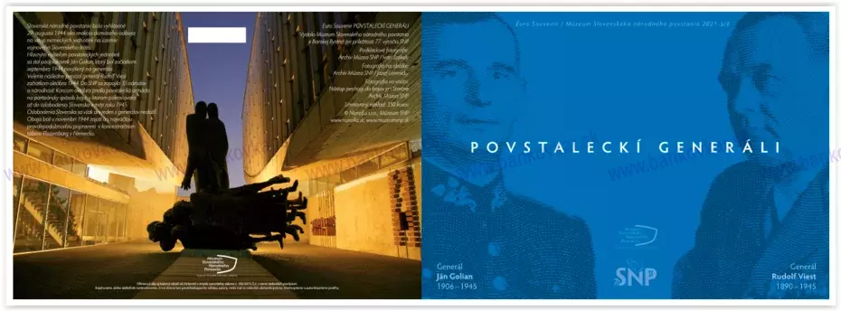 Folder Múzeum SNP 2021 5/6 (Povstaleckí generáli)
