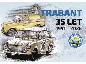 FOLDER TRABANT muzeum Praha (CZBX 2026-1) 35 let 1991÷2026