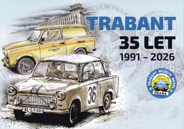 FOLDER TRABANT muzeum Praha (CZBX 2026-1) 35 let 1991÷2026