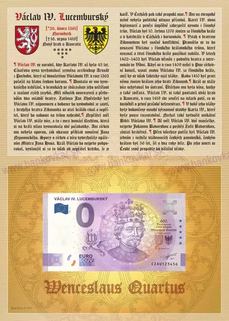 FOLDER VÁCLAV IV. LUCEMBURSKÝ