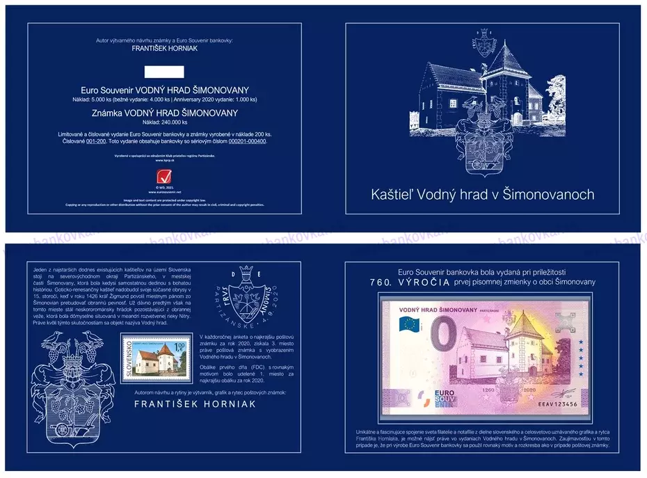 Folder VODNÝ HRAD ŠIMONOVANY – verzia A5