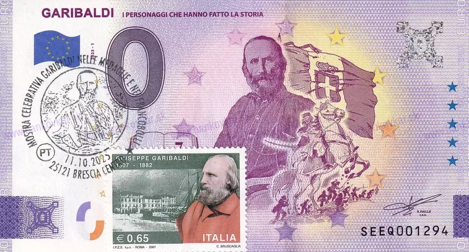 GARIBALDI SEEQ 2023-1 známka 0,65€ pečiatka GARIBALDI SEEQ 2023-1 známka 0,65€ pečiatka