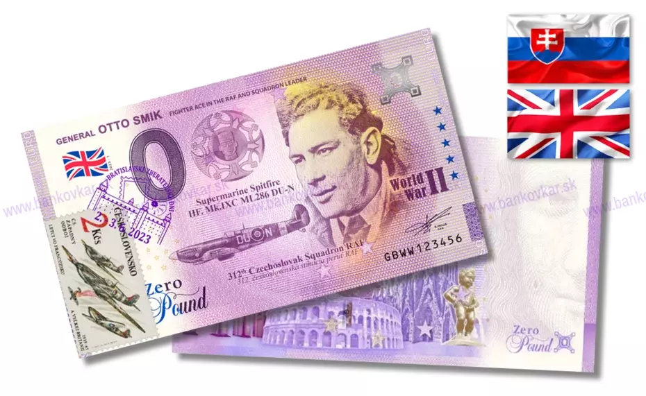 General OTTO SMIK GBWW 2023-1 známka ČSR+pečiatka