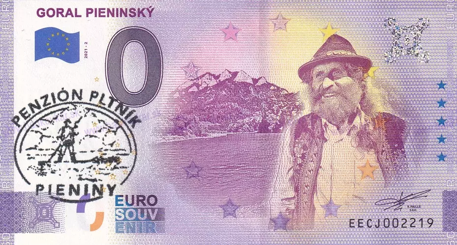 Goral Pieninský EECJ 2021-2 pečiatka čierna Goral Pieninský EECJ 2021-2 pečiatka čierna