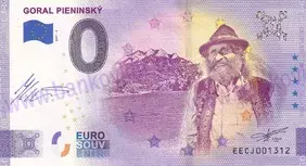 Goral Pieninský (EECJ 2021-2) podpis pltník Paľo HOVANA