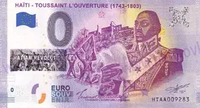 Haiti - Toussaint L´ouverture (HTAA 2019-1) pečiatky 1,2