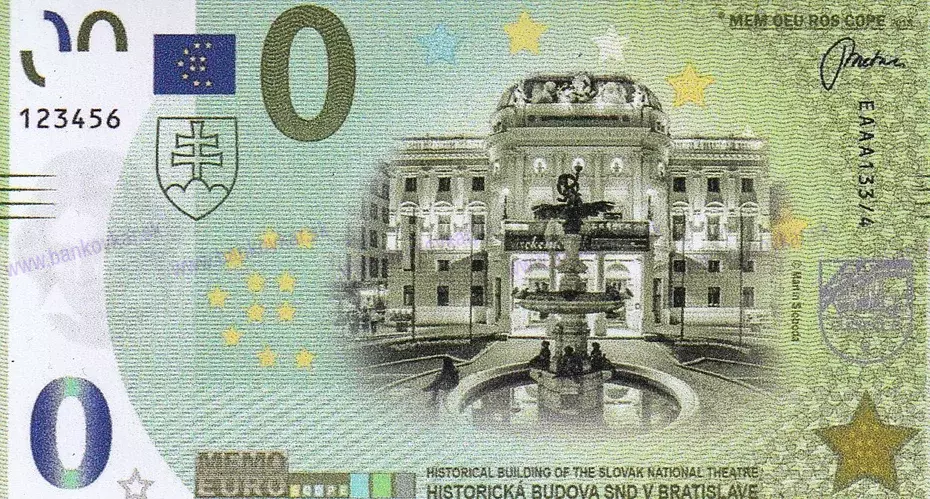 Historická budova SND v Bratislave EAAA133/4 MAGNETKA