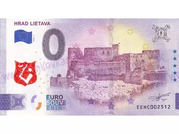 Hrad LIETAVA (EEHC 2025-1) pečiatka erb Kiniži