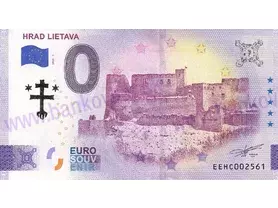 Hrad LIETAVA (EEHC 2025-1) pečiatka znak Žiliny