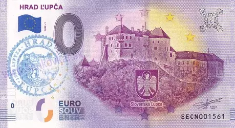 Hrad Ľupča EECN 2020-1 pečiatka