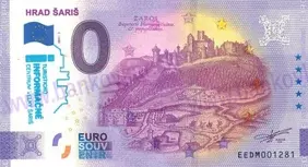 Hrad Šariš (EEDM 2021-1) pečiatka TIC
