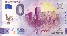 Hrad STREČNO s logom Považ. múzea (EEEK 2024-3) GOLD