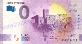 Hrad STREČNO s logom Považského múzea (EEEK 2024-3)