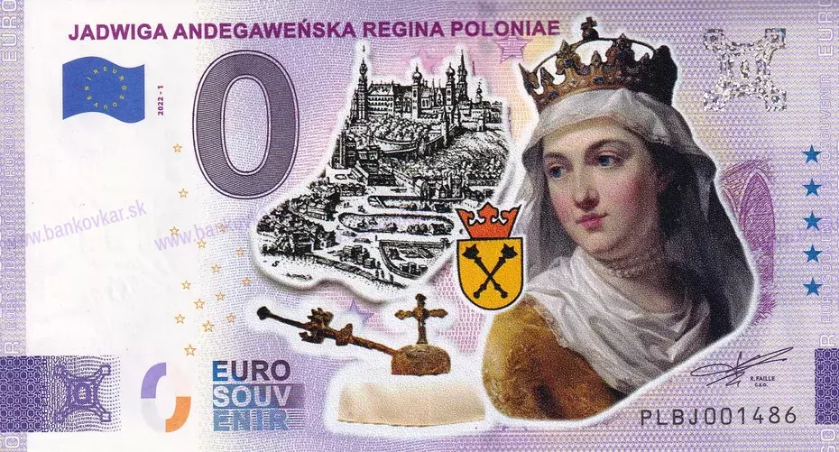 Jadwiga Andegaweńska regina PoloniaePLBJ 2022-1 KOLOR