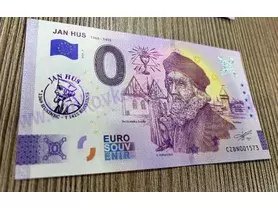 Jan HUS 1369-1415 (CZBN 2025-2) metalic PURPLE