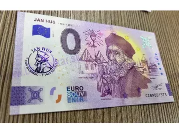 Jan HUS 1369-1415 (CZBN 2025-2) metalic PURPLE