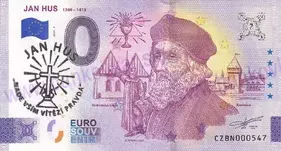 Jan HUS 1369-1415 (CZBN 2025-2) pečiatka