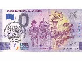 Jánošíkove dni, 60.výročie Terchová 2022 (EEEC 2022-2) pečiatka terchovská muzika