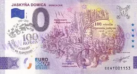 Jaskyňa Domica (EEAT 2026-10) pečiatka 100 rokov
