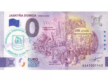 Jaskyňa Domica (EEAT 2026-10) pečiatka zelená