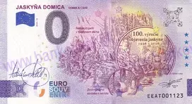 Jaskyňa Domica (EEAT 2026-10) podpis A.Ferda