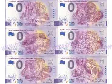 Jaskyne SR s podpisom autora suveníru