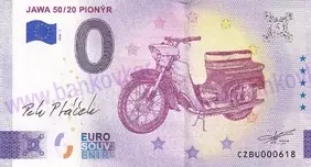 JAWA 50/20 PIONÝR (CZBU 2026-1) podpis Petr Ptáček
