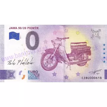 JAWA 50/20 PIONÝR (CZBU 2026-1) podpis Petr Ptáček