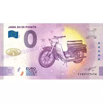 JAWA 50/20 PIONÝR (CZBU 2026-1) prítlač GOLD