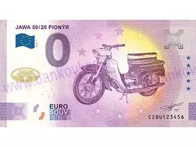 JAWA 50/20 PIONÝR (CZBU 2026-1) prítlač GOLD