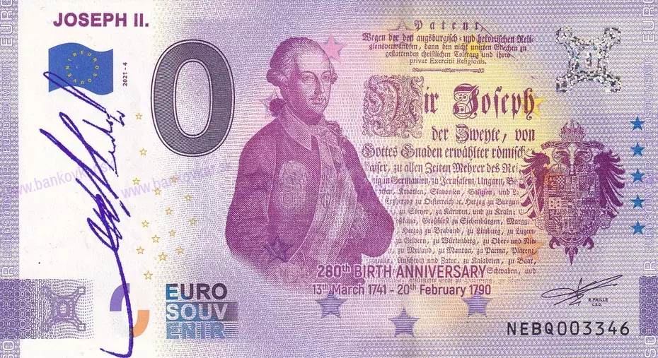 JOZEF II. NEBQ 2021-4 pečiatka