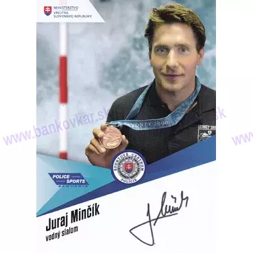 Juraj MINČÍK (podpisová karta s autogramom)